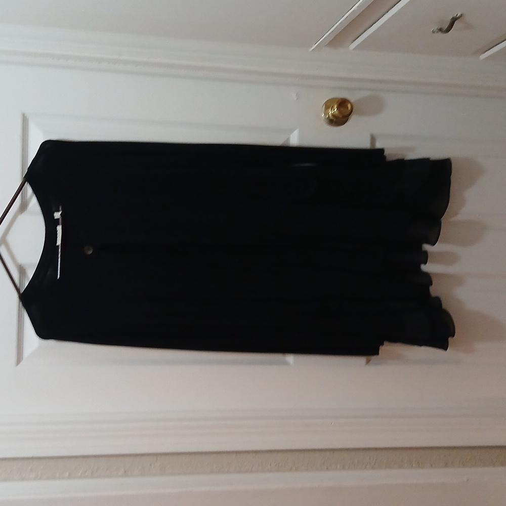Black sheer cover up. Large